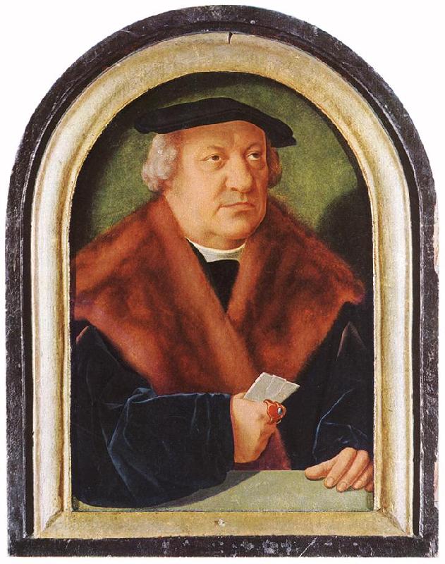 BRUYN, Barthel Portrait of Scholar Petrus von Clapis oil painting image